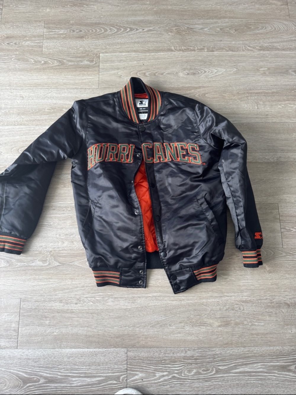 Miami Hurricanes Starter Jacket - Picture 4 of 8